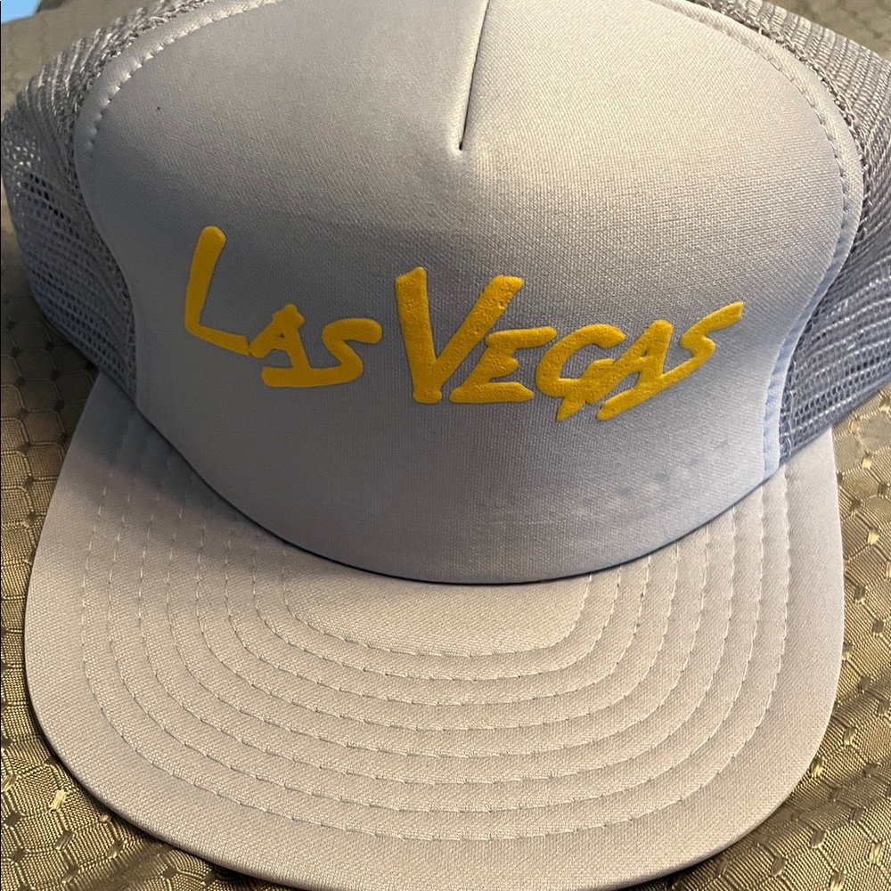 Las Vegas Gray and Yellow Trucker Hat